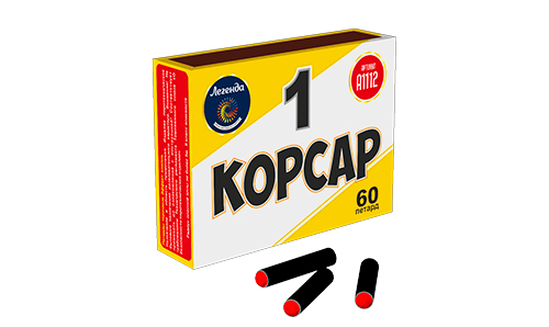  Петарды Корсар 1 в пленке  в Астрахани